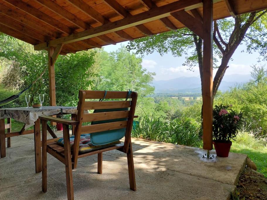 Cabane Dans Les Bois Avec Vue Sur Les Pyrenees Saint-Laurent-de-Neste Exterior foto